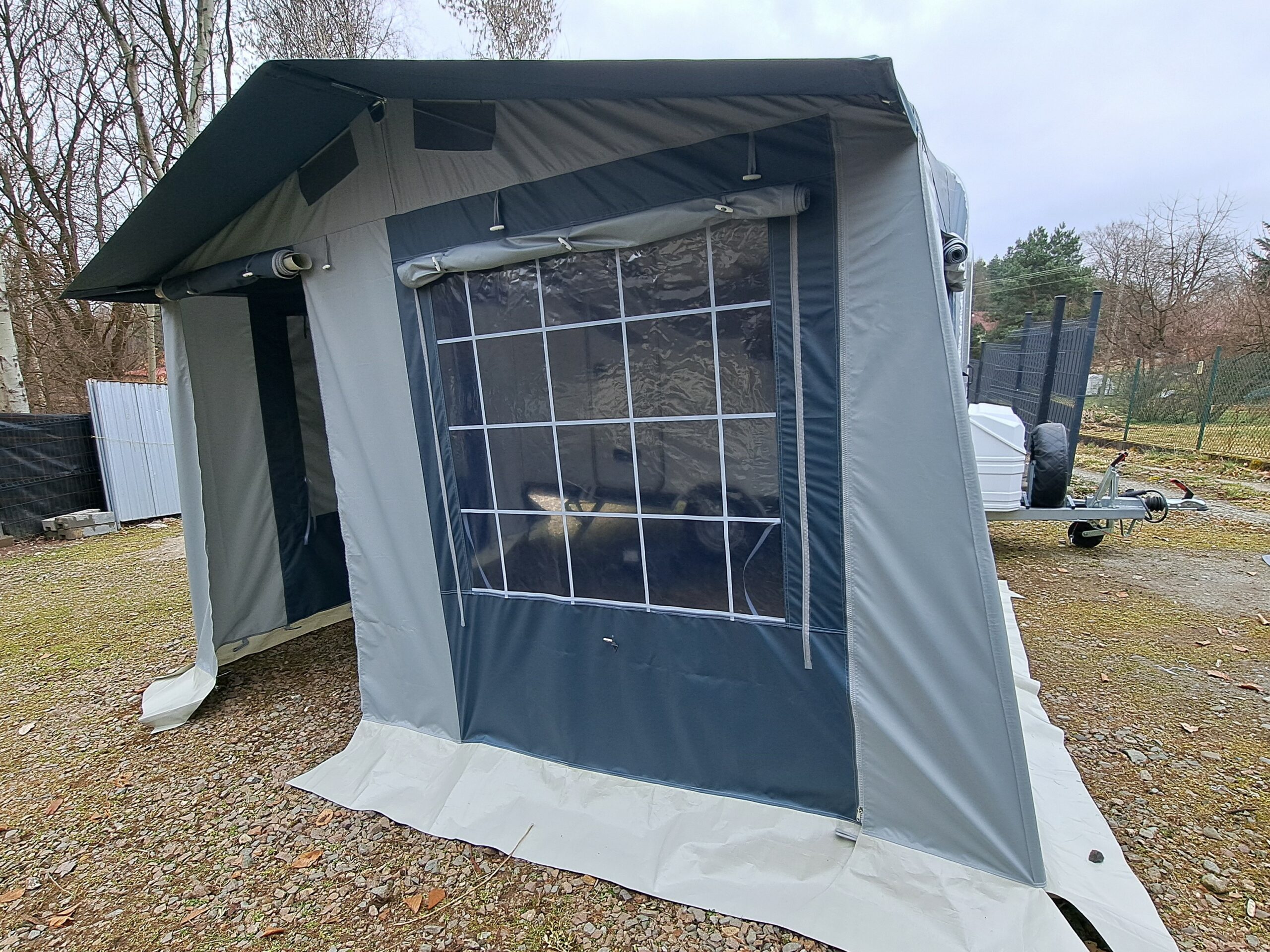 Przedsionek do przyczepy Niewiadów Ntl-Lazur - obrazek 2