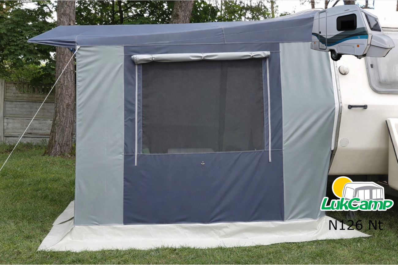 przedsionek do przyczepy N126N 4,2x2,5 bok