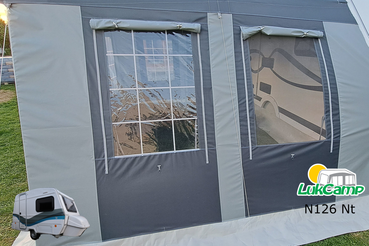 Przedsionek do przyczepy N126NTL - bok przedsionka